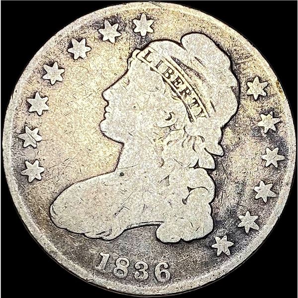 1836 Capped Bust Half Dollar NICELY CIRCULATED