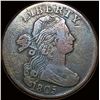 Image 1 : 1805 Draped Bust Large Cent LIGHTLY CIRCULATED
