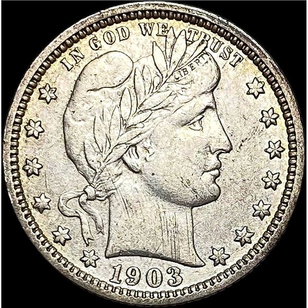 1903-O Silver Barber Quarter CLOSELY UNCIRCULATED