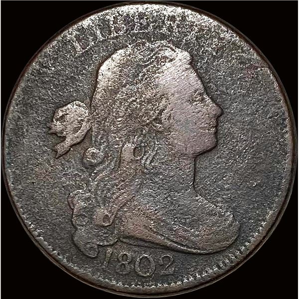 1802 Draped Bust Large Cent NICELY CIRCULATED