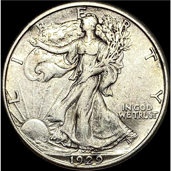 1929-D Walking Liberty Half Dollar CLOSELY UNCIRCU