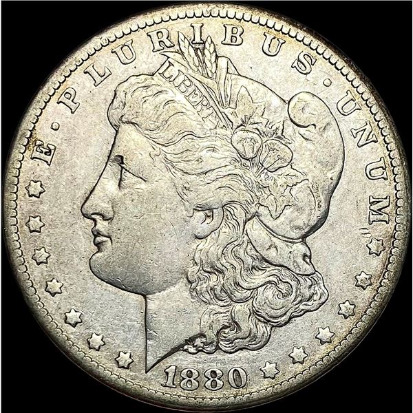 1880-CC Silver Morgan Dollar LIGHTLY CIRCULATED