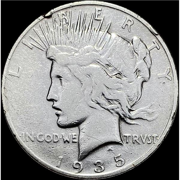 1935-S Silver Peace Dollar LIGHTLY CIRCULATED