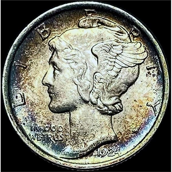 1924 FSB Mercury Dime CHOICE BU