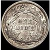Image 2 : 1891 Silver Seated Liberty Dime CLOSELY UNCIRCULATED