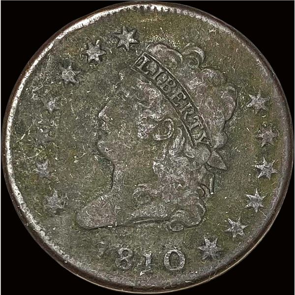 1810 Classic Head Large Cent NICELY CIRCULATED