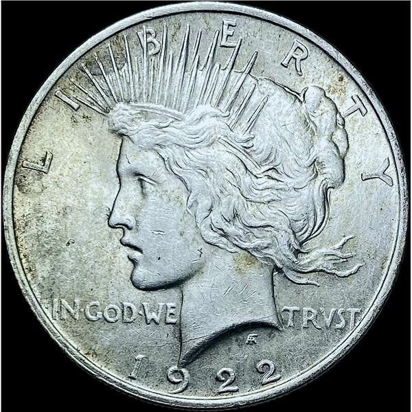 1922 Silver Peace Dollar CHOICE AU