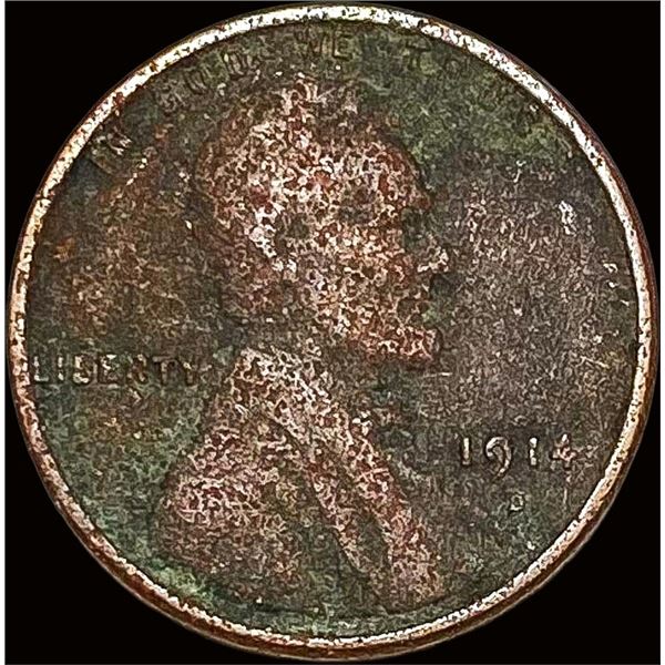 1914-D Lincoln Wheat Cent NICELY CIRCULATED