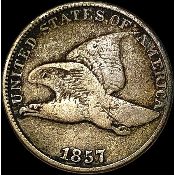 1857 Flying Eagle Cent LIGHTLY CIRCULATED