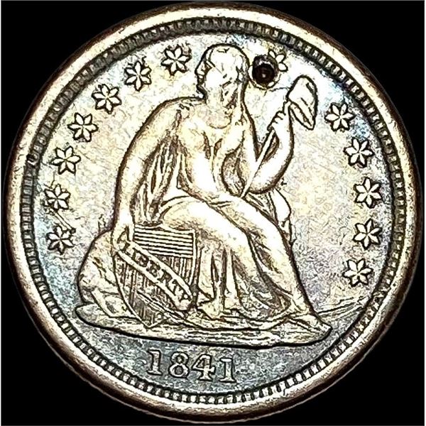1841-O Seated Liberty Dime ABOUT UNCIRCULATED