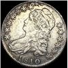 Image 1 : 1810 Capped Bust Silver Half Dollar ABOUT UNCIRCULATED