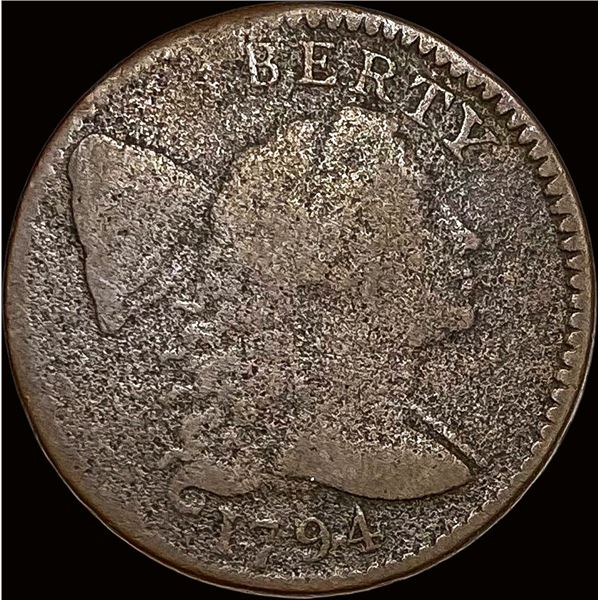 1794 Liberty Cap Large Cent NICELY CIRCULATED