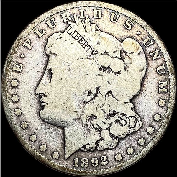 1892-S Morgan Silver Dollar NICELY CIRCULATED
