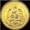 1945 Mexico Gold 2 Pesos .0482 AGW SUPERB GEM BU