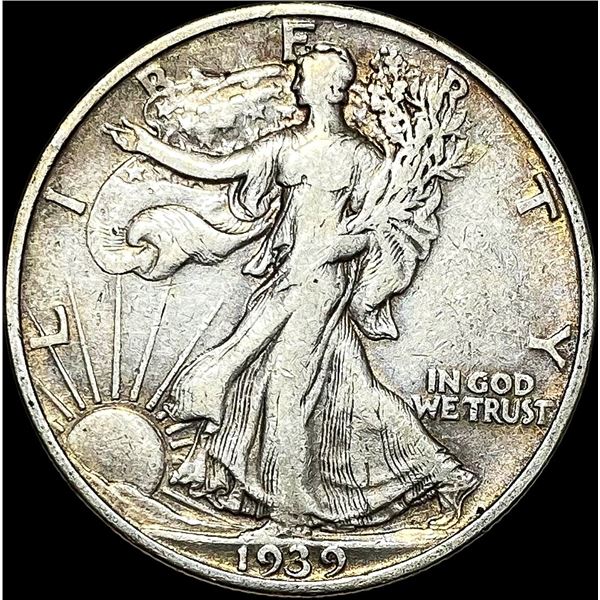 1939-S Walking Liberty Half Dollar NEARLY UNCIRCULATED