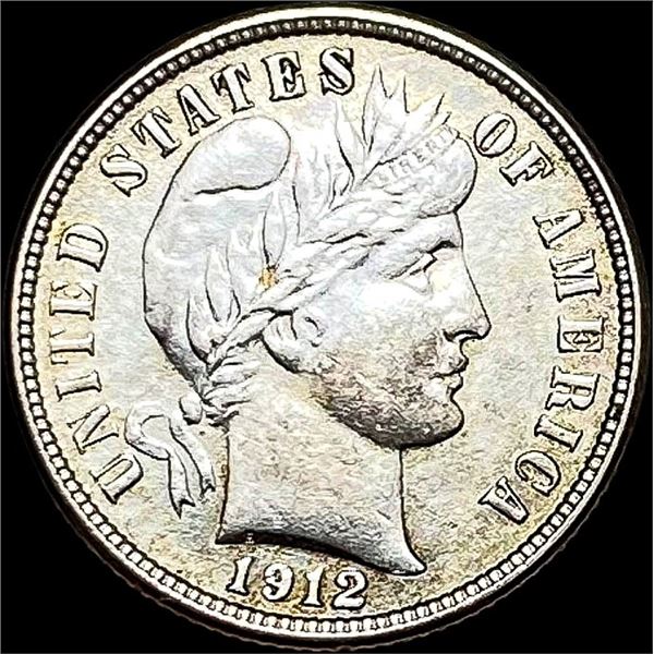 1912-S Silver Barber Dime UNCIRCULATED