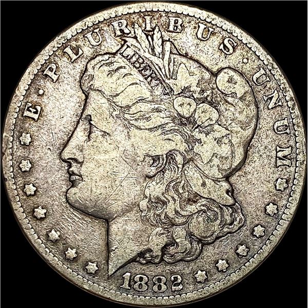 1882-CC Silver Morgan Dollar LIGHTLY CIRCULATED