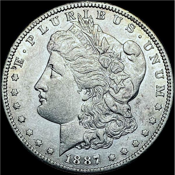 1887-S Silver Morgan Dollar CHOICE AU