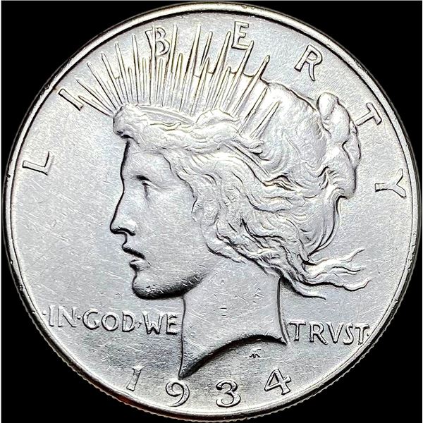 1934 Peace Silver Dollar CLOSELY UNCIRCULATED