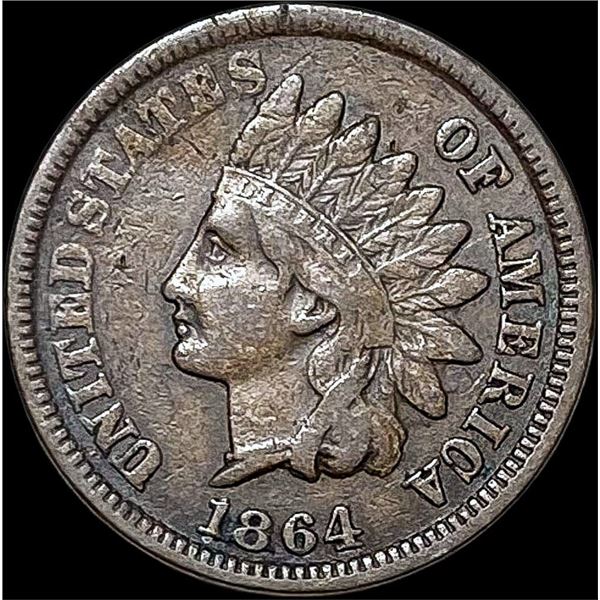 1864-L Indian Head Cent NEARLY UNCIRCULATED
