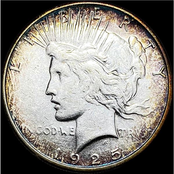 1925-S Silver Peace Dollar CLOSELY UNCIRCULATED