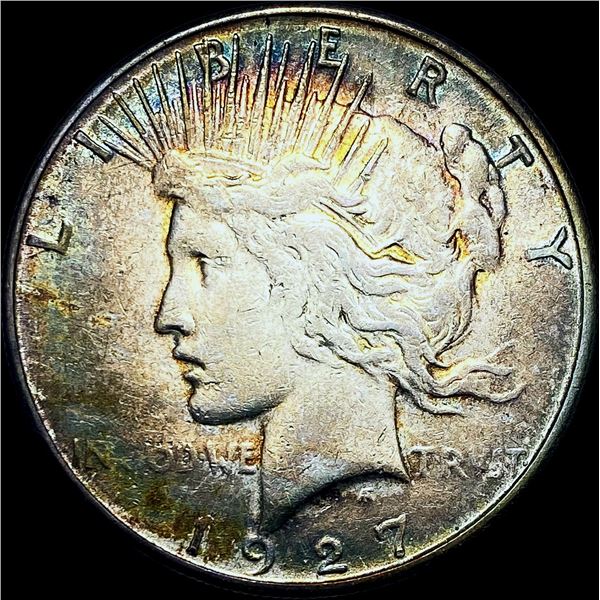 1927-S Silver Peace Dollar CHOICE AU