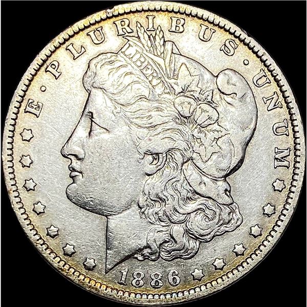 1886-O Morgan Silver Dollar NEARLY UNCIRCULATED