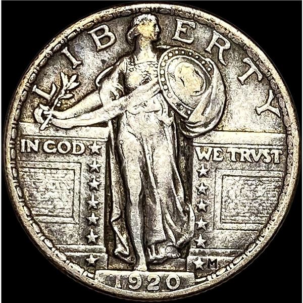 1920 Standing Liberty Quarter LIGHTLY CIRCULATED