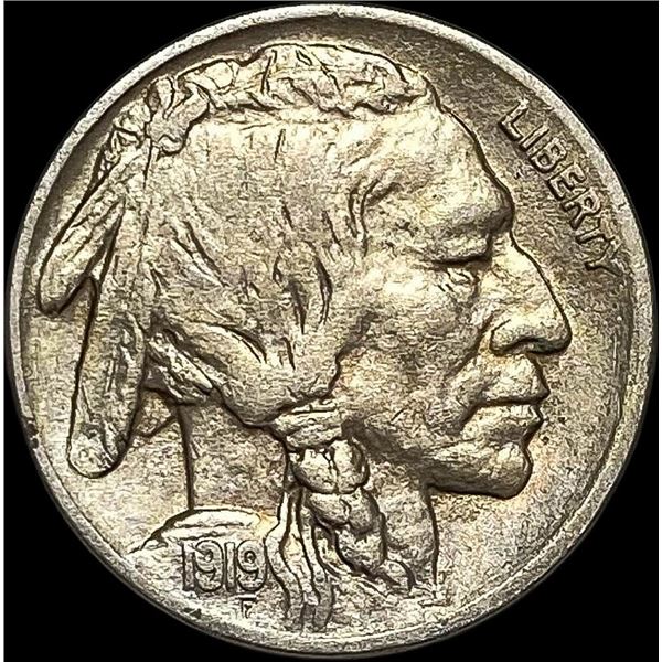 1919-S Buffalo Nickel CHOICE AU