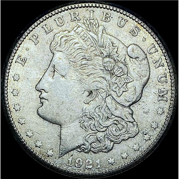 1921-S Silver Morgan Dollar CHOICE AU
