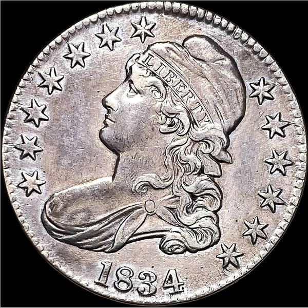 1834 Capped Bust Half Dollar CLOSELY UNCIRCULATED