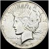Image 1 : 1927-D Peace Silver Dollar CLOSELY UNCIRCULATED
