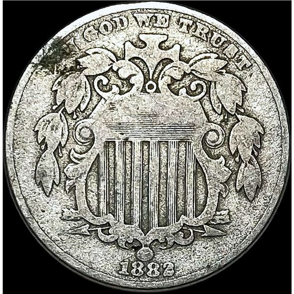 1882 Shield Nickel LIGHTLY CIRCULATED