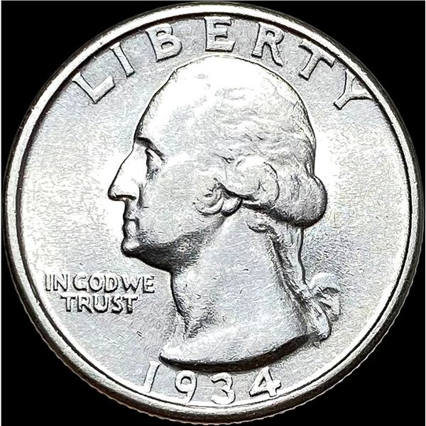 1934 Silver Washington Quarter UNCIRCULATED