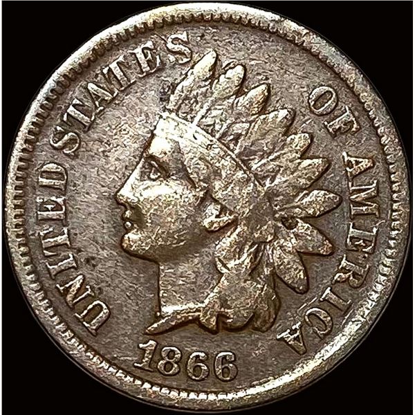 1866 Indian Head Cent LIGHTLY CIRCULATED