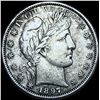 1897-S Silver Barber Half Dollar CHOICE AU