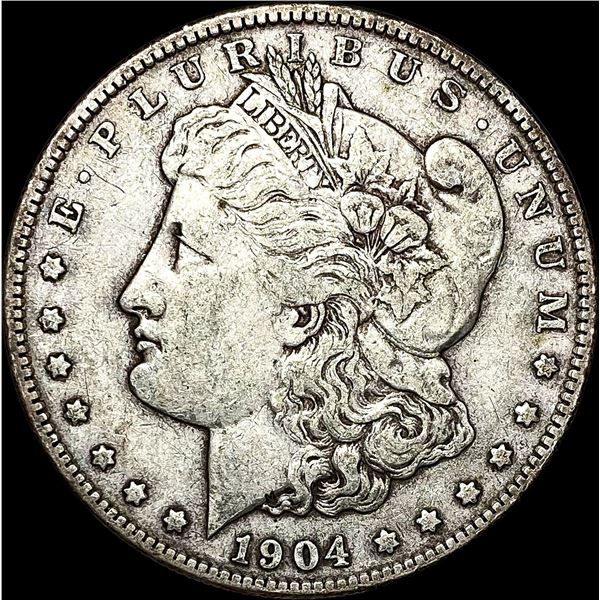 1904-S Silver Morgan Dollar LIGHTLY CIRCULATED