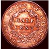 Image 2 : 1828 Copper Half Cent CHOICE AU