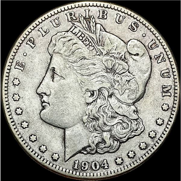 1904-S Silver Morgan Dollar LIGHTLY CIRCULATED
