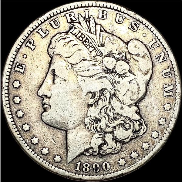 1890-CC Silver Morgan Dollar LIGHTLY CIRCULATED