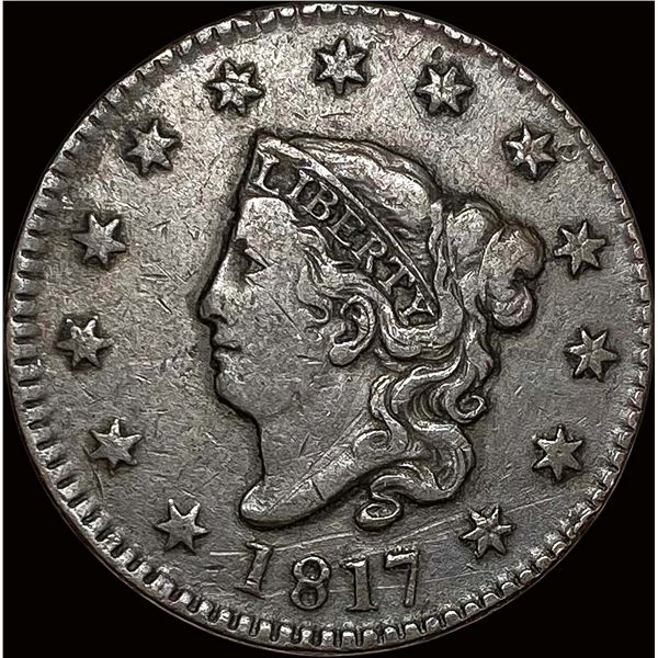 1817 Coronet Head Large Cent NEARLY UNCIRCULATED