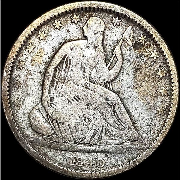 1840-O Seated Liberty Half Dollar LIGHTLY CIRCULATED