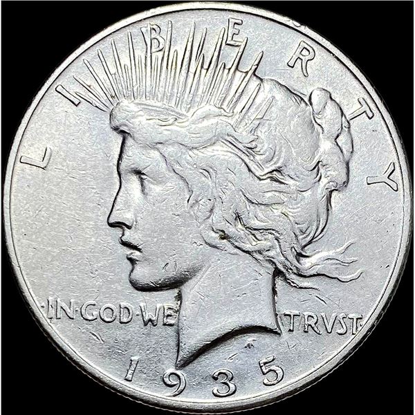 1935-S Silver Peace Dollar CLOSELY UNCIRCULATED