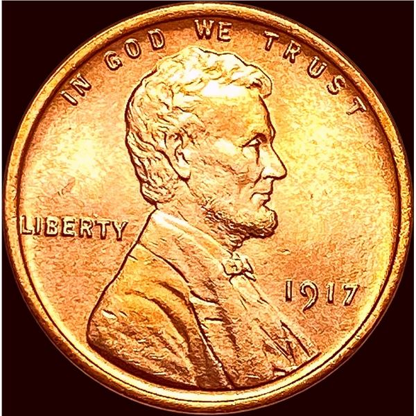 1917 Lincoln Wheat Cent GEM BU