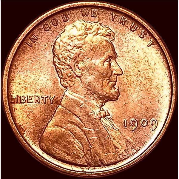 1909 VDB Lincoln Wheat Cent SUPERB GEM BU