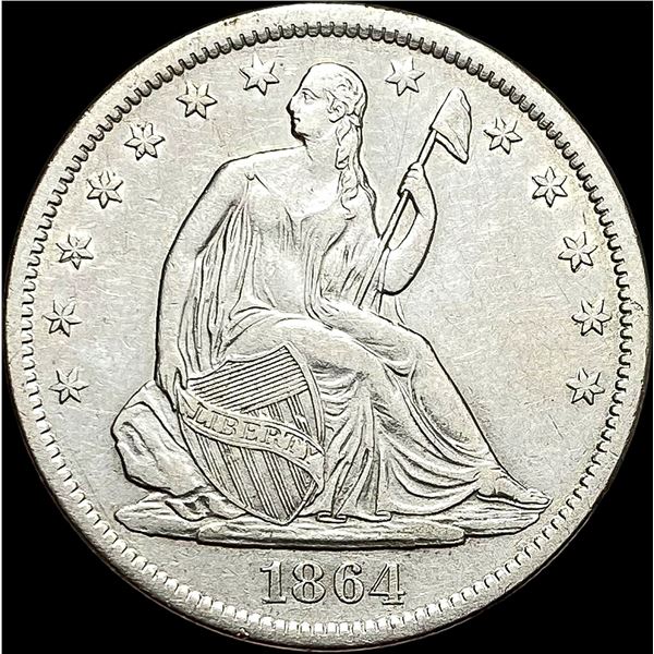 1864-S Silver Half Dollar UNCIRCULATED