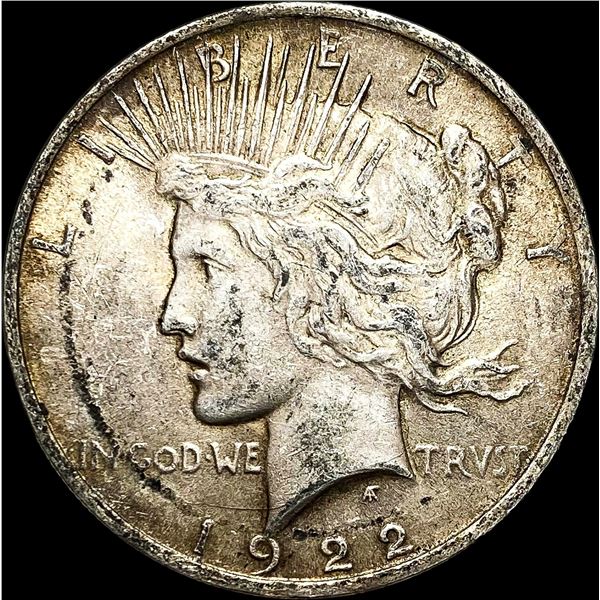 1922 Silver Peace Dollar NEARLY UNCIRCULATED