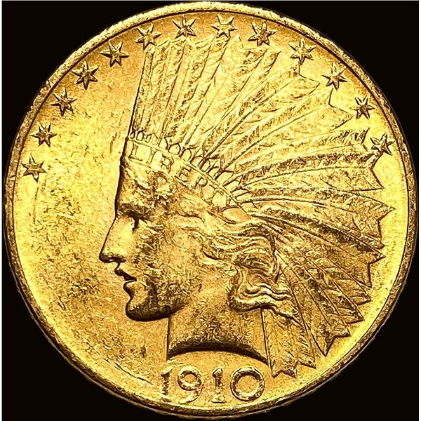 1910 Indian Head $10 Gold Eagle CHOICE AU