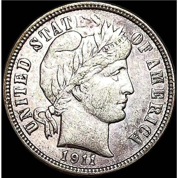 1911-D Silver Barber Dime UNCIRCULATED