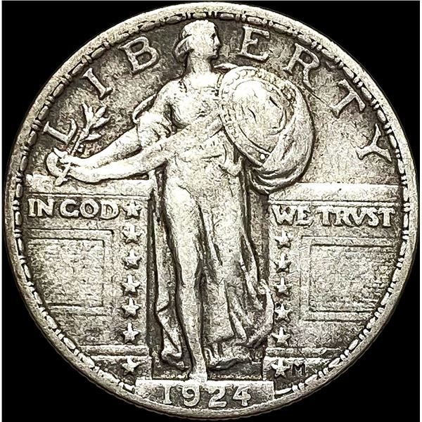 1924 Standing Liberty Silver Quarter LIGHTLY CIRCULATED